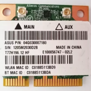 Placa Mini Pci Wireless Notebook Asus 04g030007180 - Ar5b195